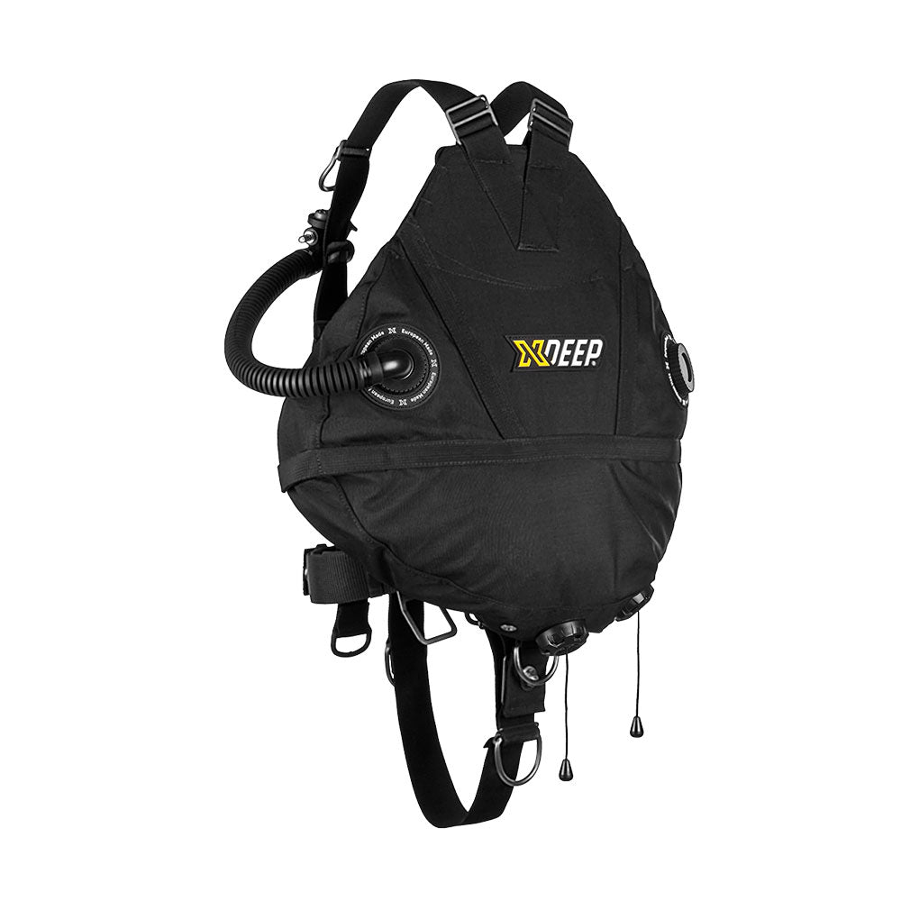 XDeep Stealth 2.0 Rec Redundant Bladder Sidemount System Black