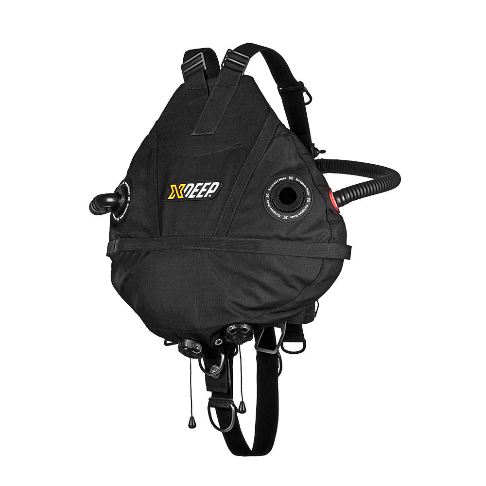 XDeep Stealth 2.0 Rec Redundant Bladder Sidemount System Black