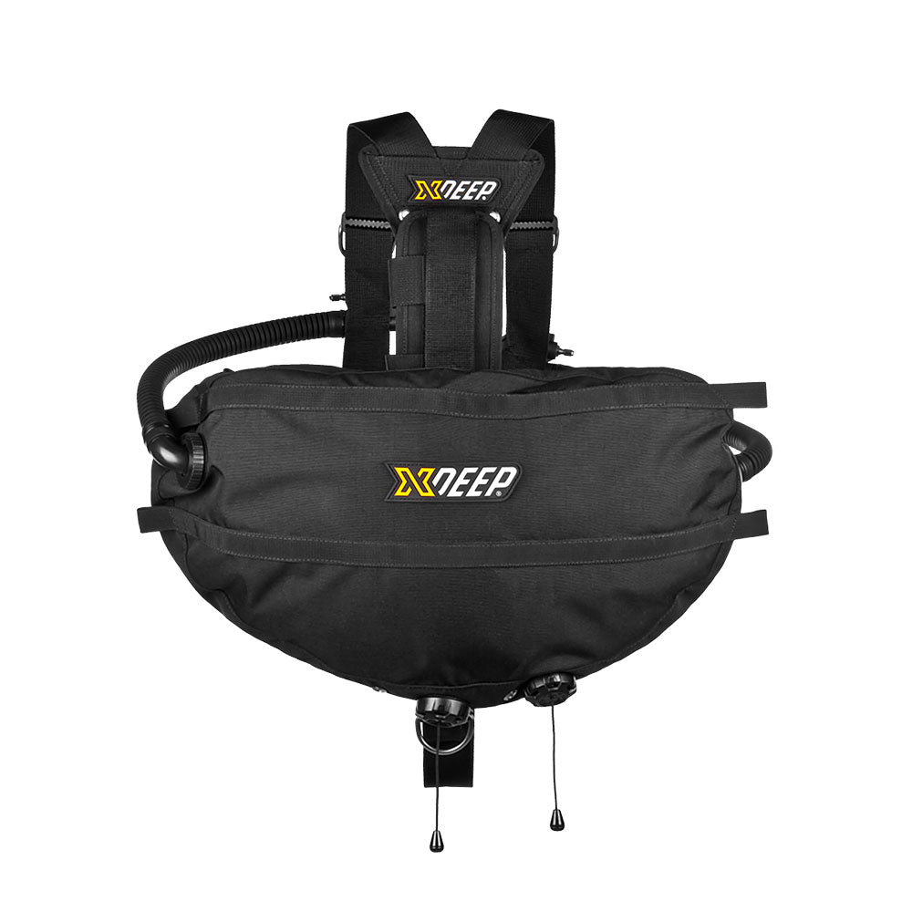 XDeep Stealth 2.0 Classic Redundant Bladder Sidemount System Black