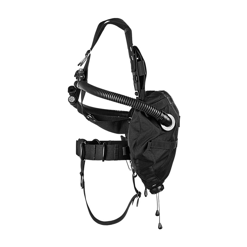 XDeep Stealth 2.0 Classic Redundant Bladder Sidemount System Black