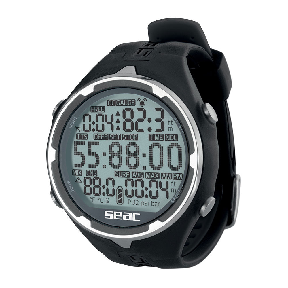 Seac Action Wrist Dive Computer Black