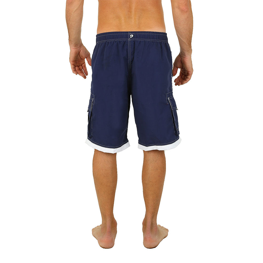 Uzzi Long Cargo Swim Shorts