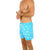 Uzzi Palm Trees Swim Shorts Blue