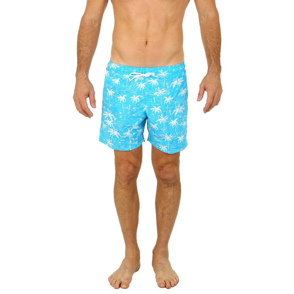 Uzzi Palm Trees Swim Shorts Blue